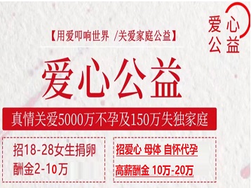 广东捐卵助孕生子 爱心志愿者招募